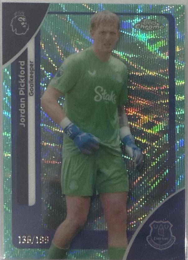 Jordan Pickford [Aqua Wave Refractor] #84