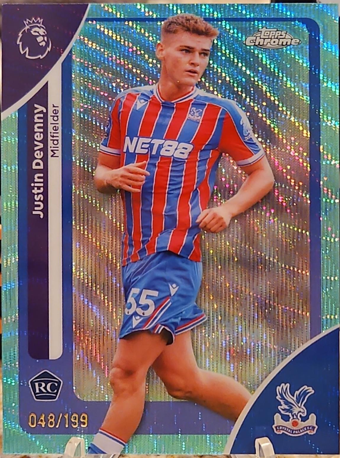 Justin Devenny [Aqua Wave Refractor] #71