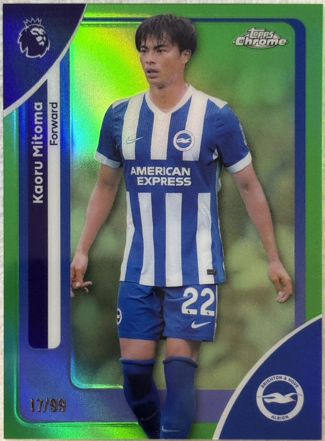 Kaoru Mitoma [Green Refractor] #45