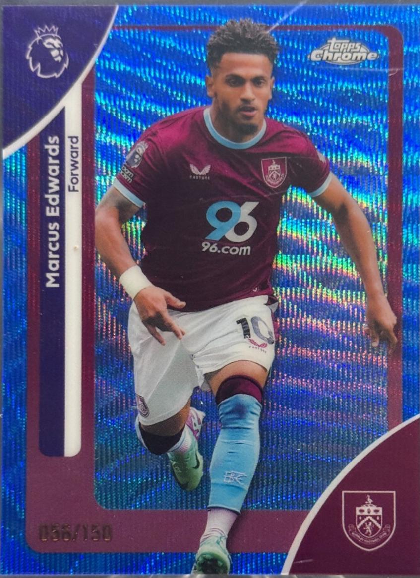 Marcus Edwards [Blue Wave Refractor] #52