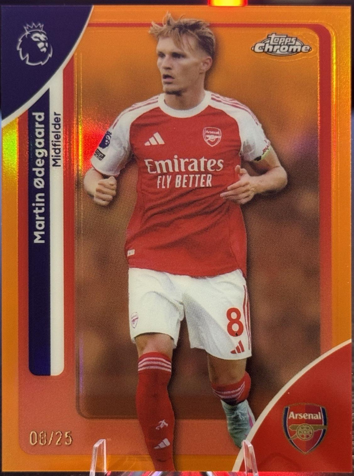 Martin Odegaard [Orange Geometric] #12