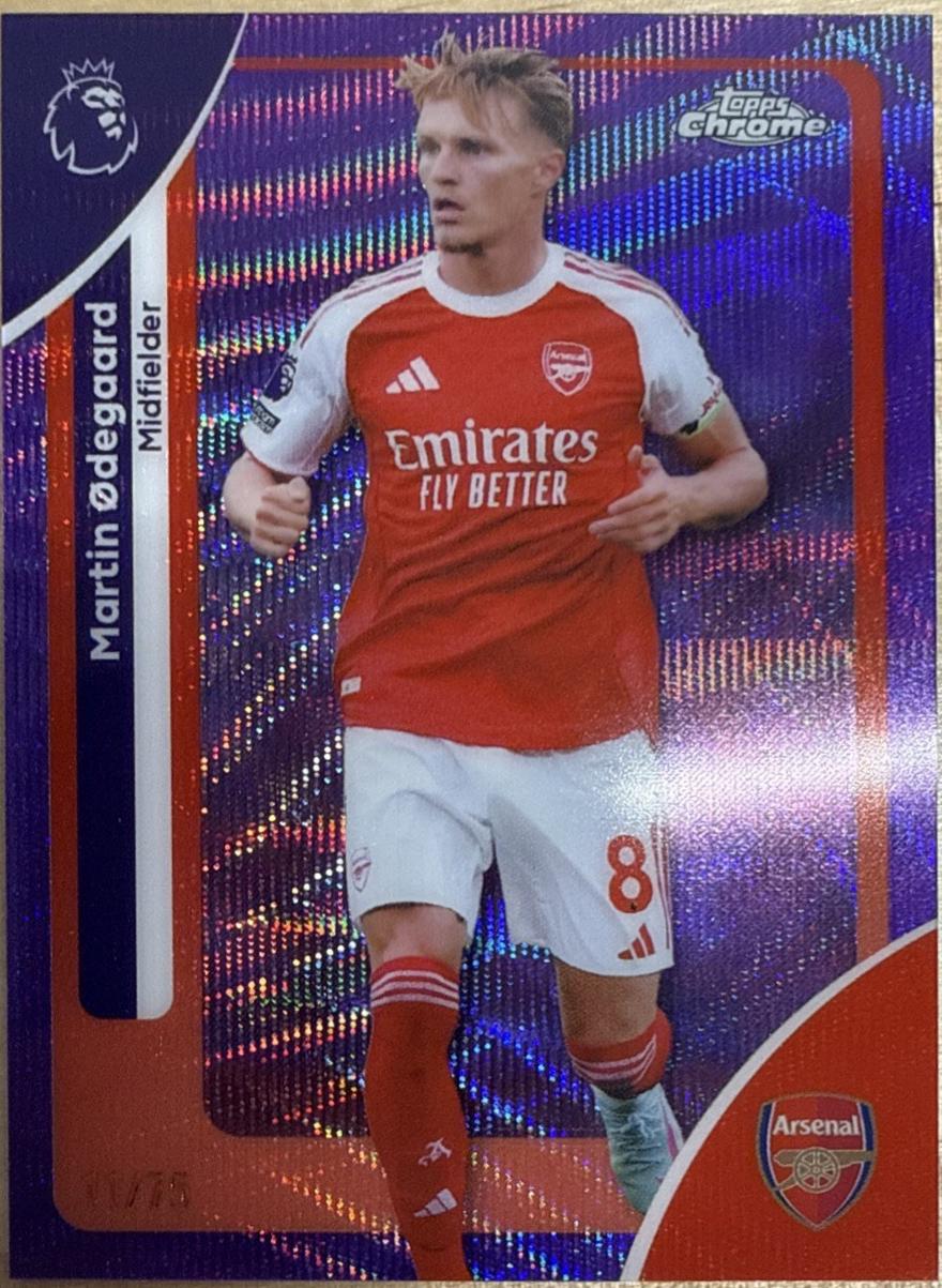 Martin Odegaard [Purple Wave Refractor] #12