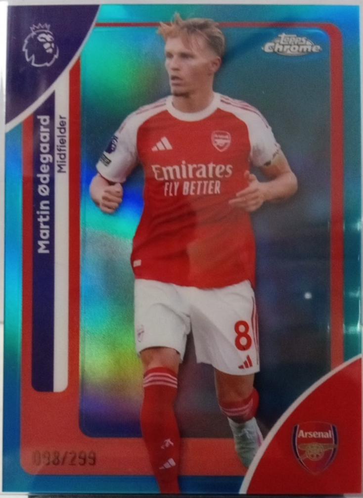 Martin Odegaard [Teal Refractor] #12