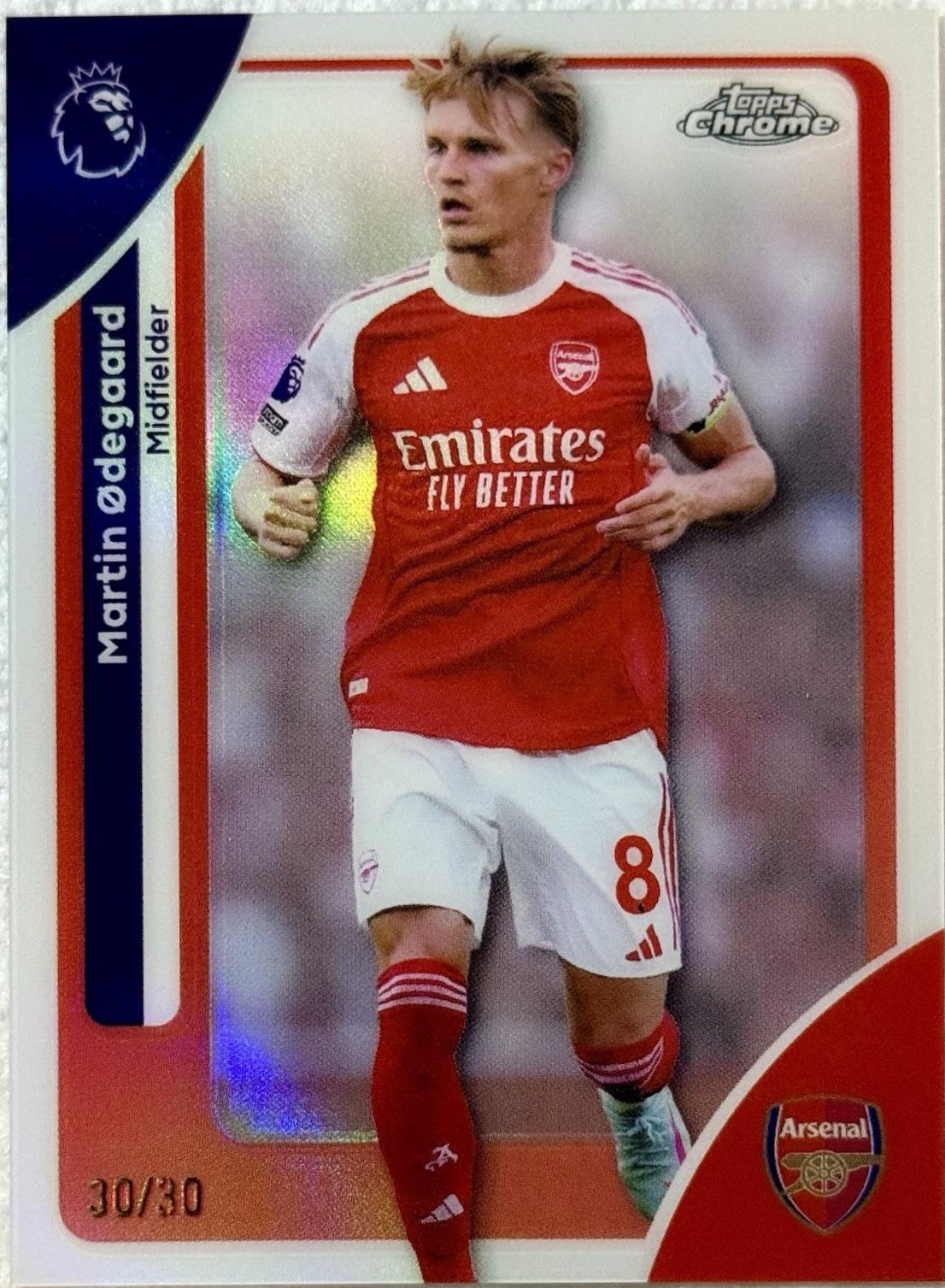 Martin Odegaard [White Refractor] #12