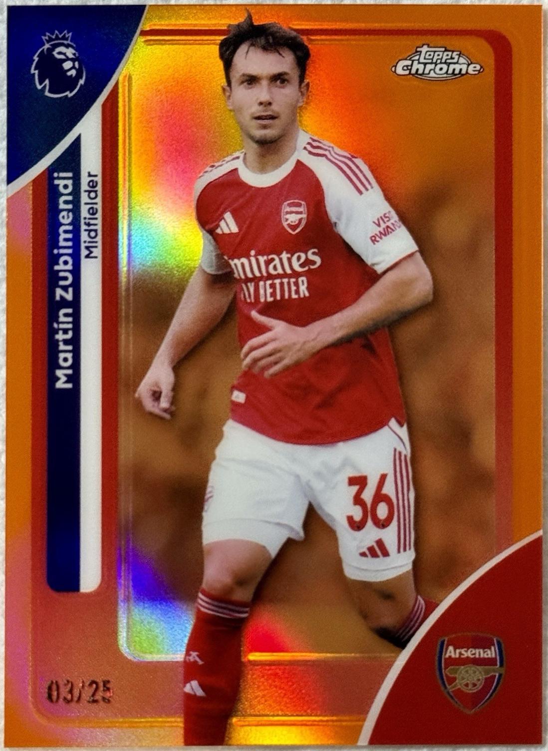 Martin Zubimendi [Orange Refractor] #18