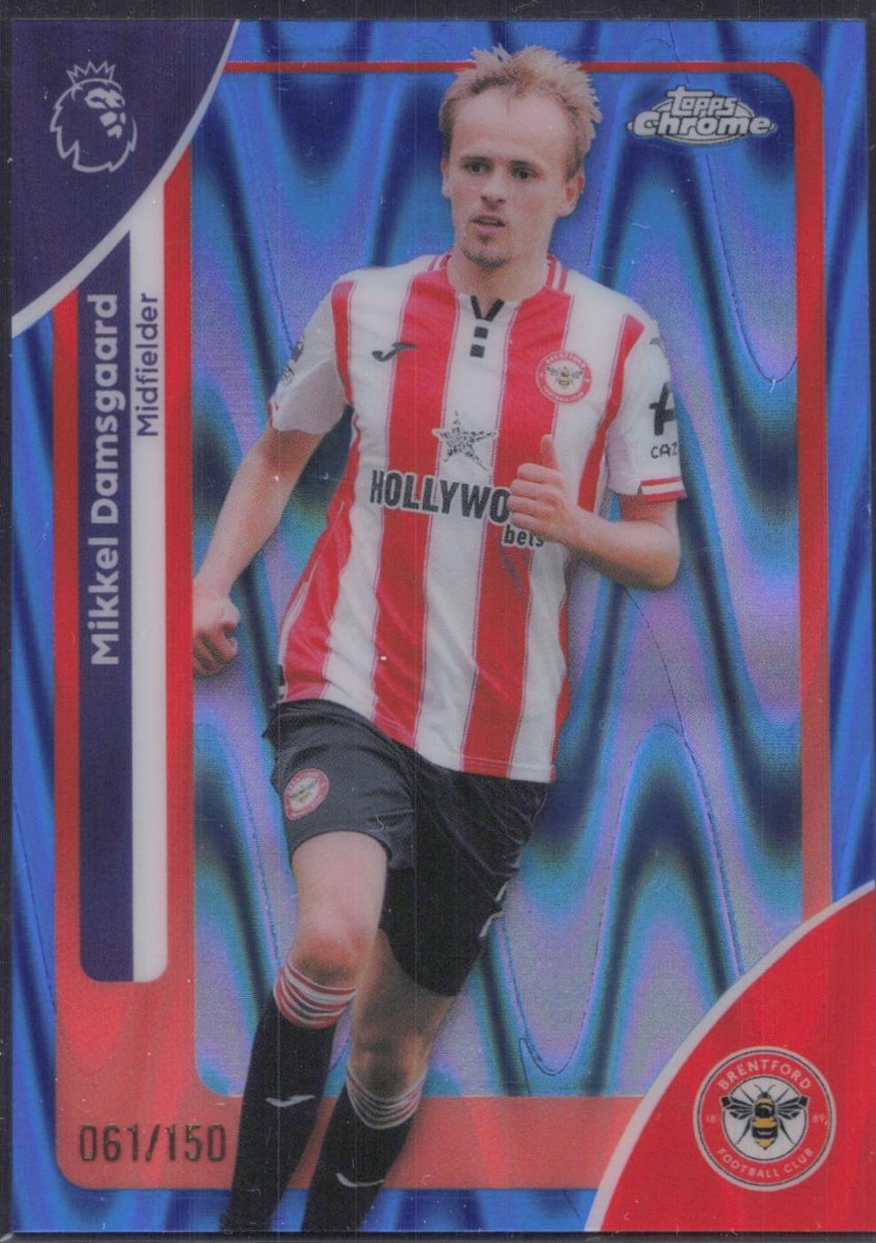 Mikkel Damsgaard [Blue Wave Refractor] #33