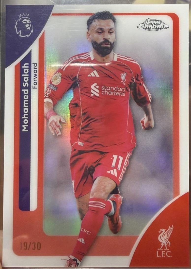 Mohamed Salah [White Refractor] #118