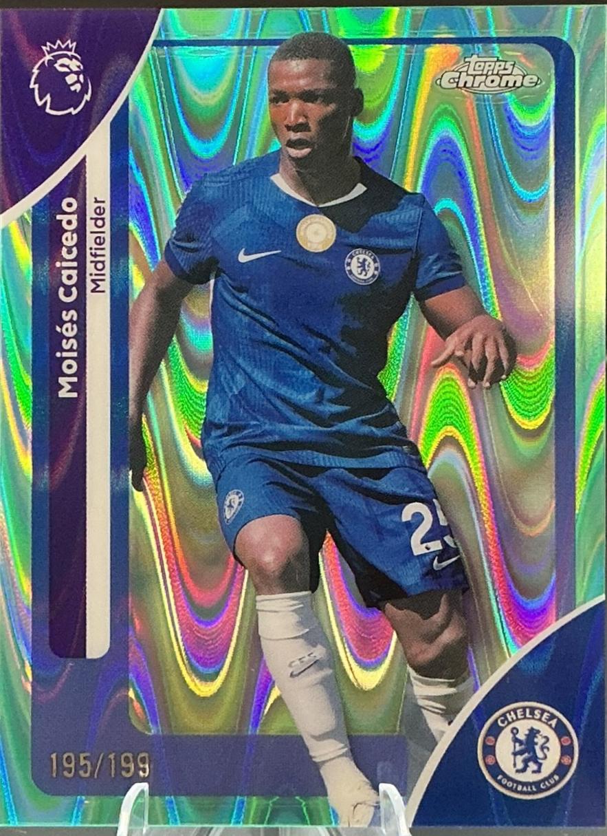 Moises Caicedo [Aqua Refractor] #67