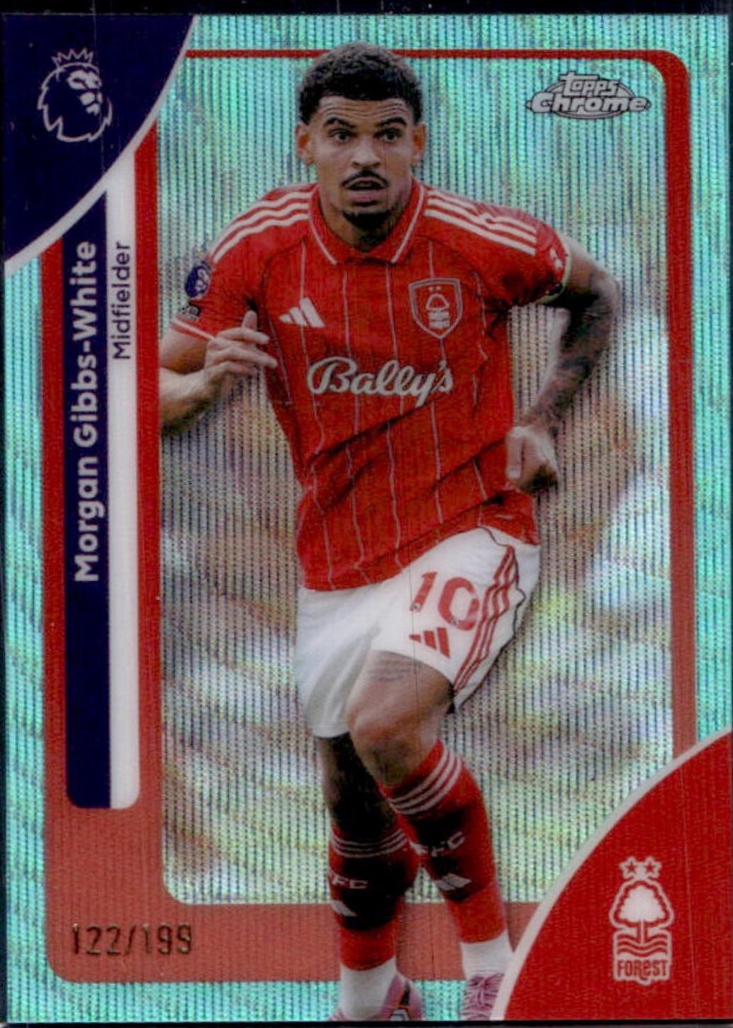 Morgan Gibbs-White [Aqua Wave Refractor] #154