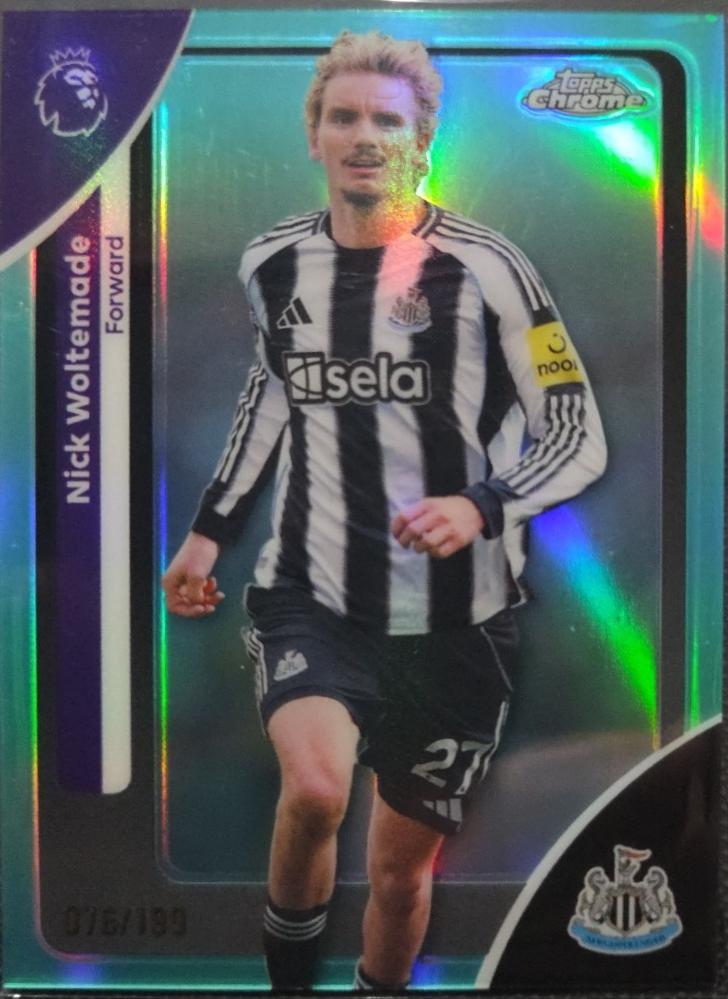 Nick Woltemade [Aqua Refractor] #145