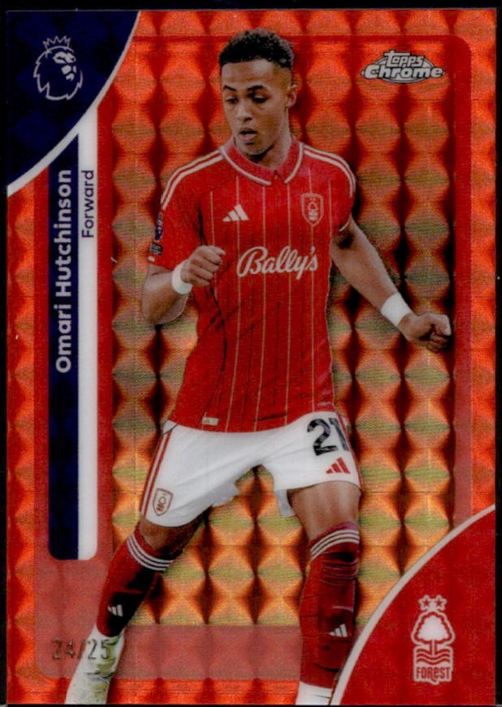 Omari Hutchinson [Orange Geometric] #160