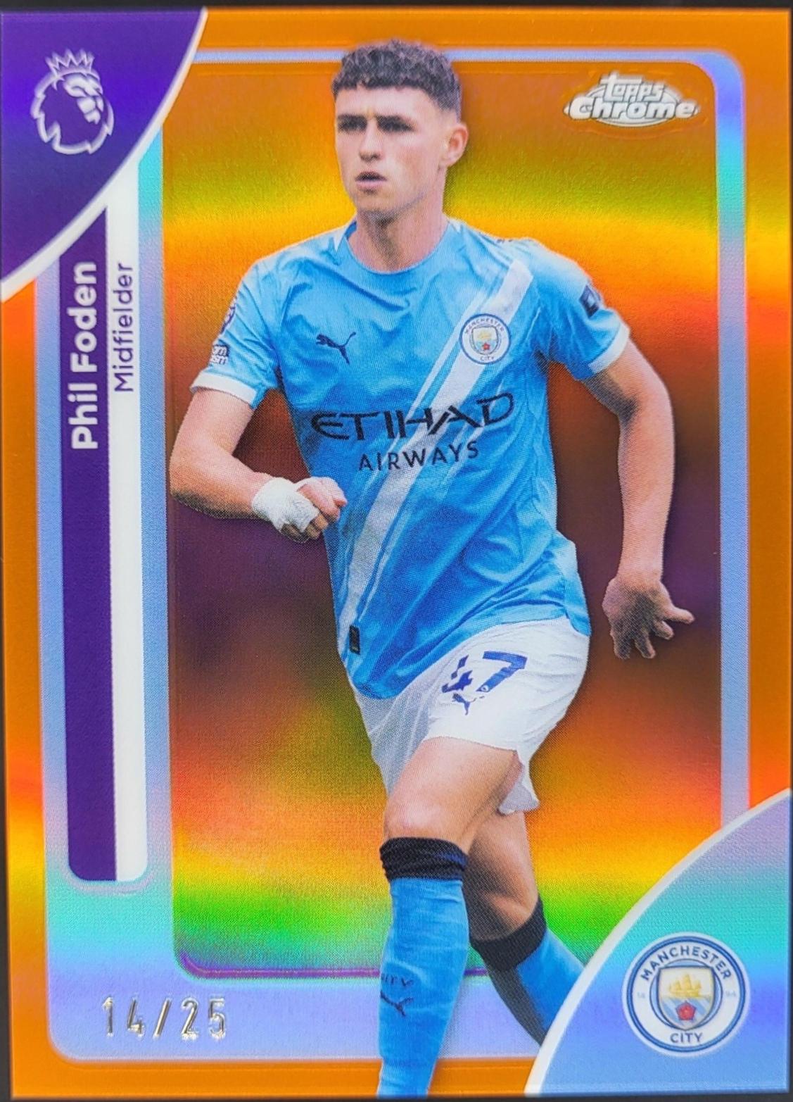 Phil Foden [Orange Geometric] #124