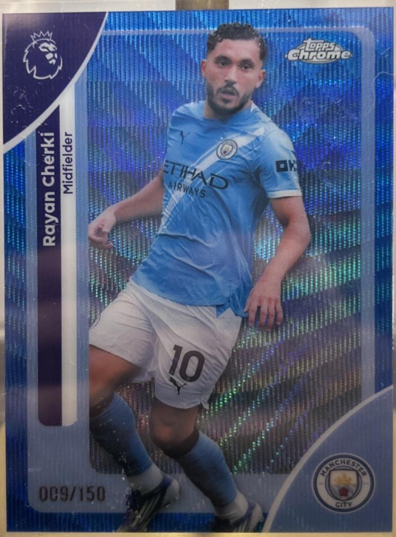 Rayan Cherki [Blue Wave Refractor] #126