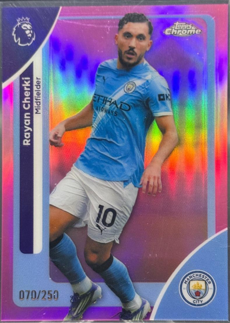 Rayan Cherki [Pink Refractor] #126