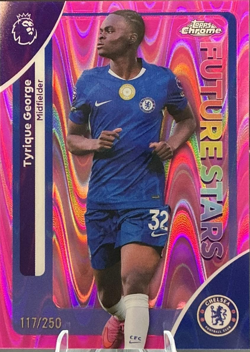 Tyrique George [Pink Refractor] #70