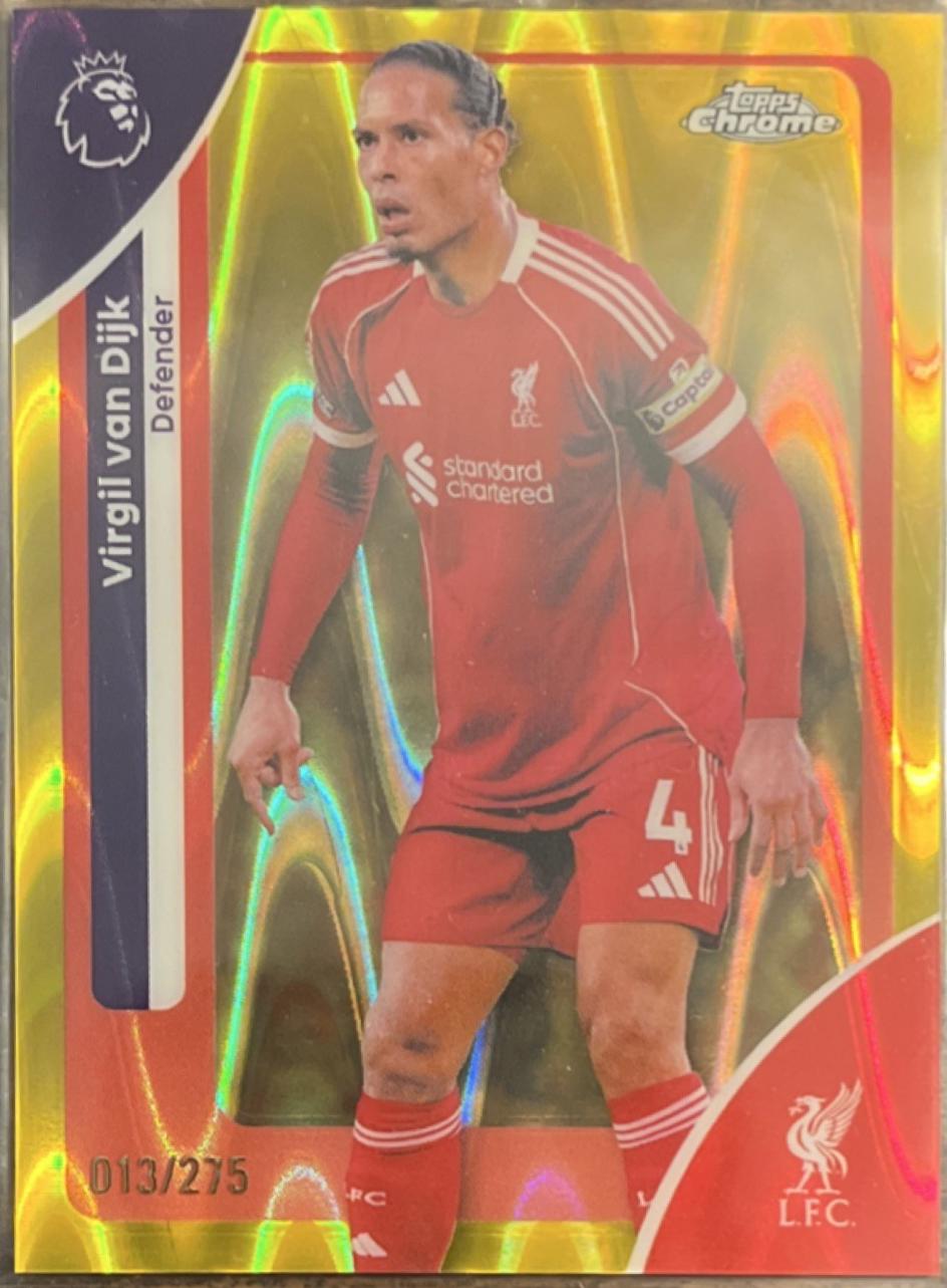 Virgil van Dijk [Orange Geometric] #116
