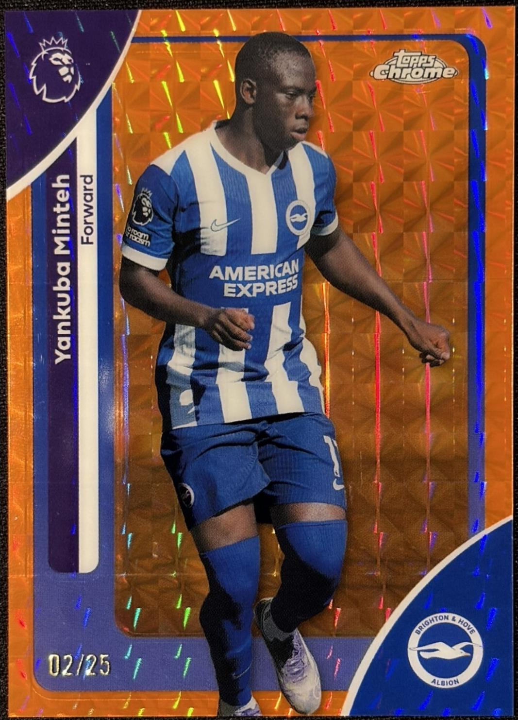 Yankuba Minteh [Orange Geometric] #47