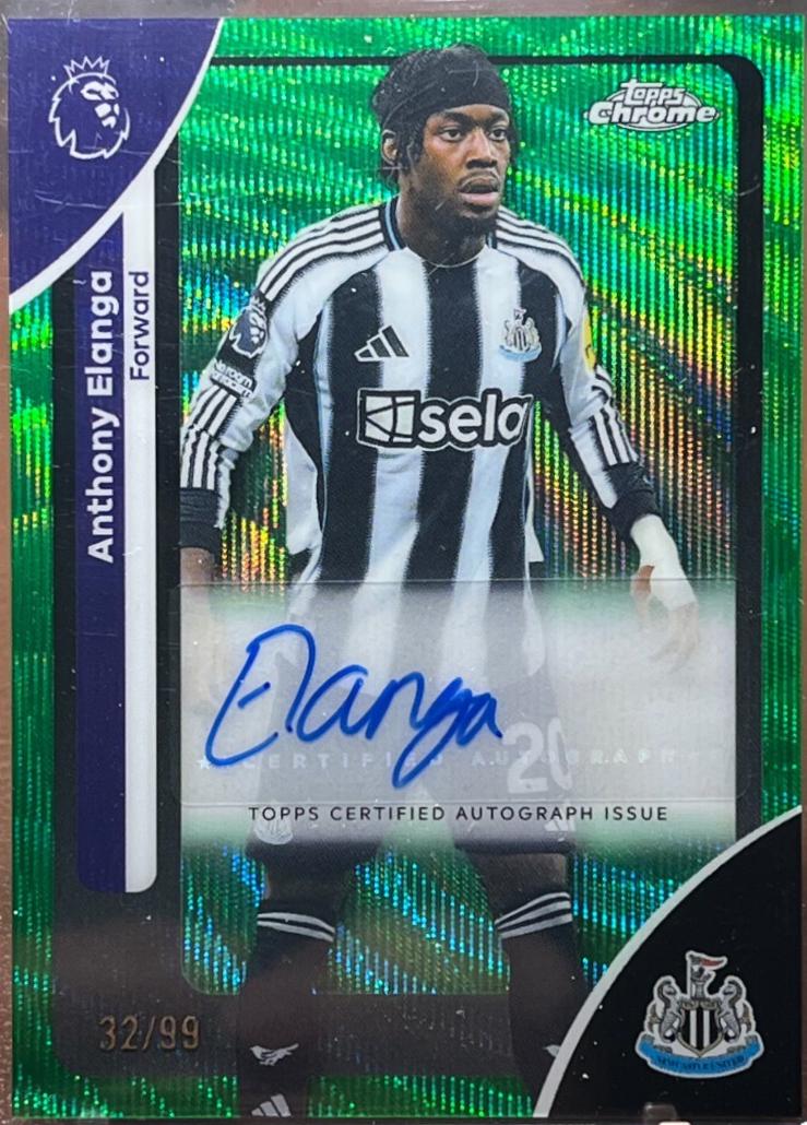 Anthony Elanga [Green Wave Refractor] #CA-AE