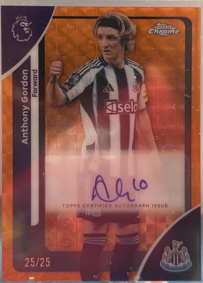 Anthony Gordon [Orange Refractor] #CA-AY