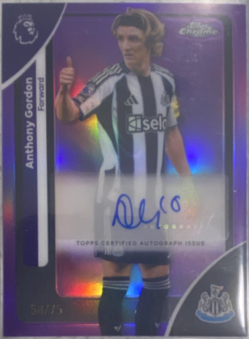 Anthony Gordon [Purple Refractor] #CA-AY