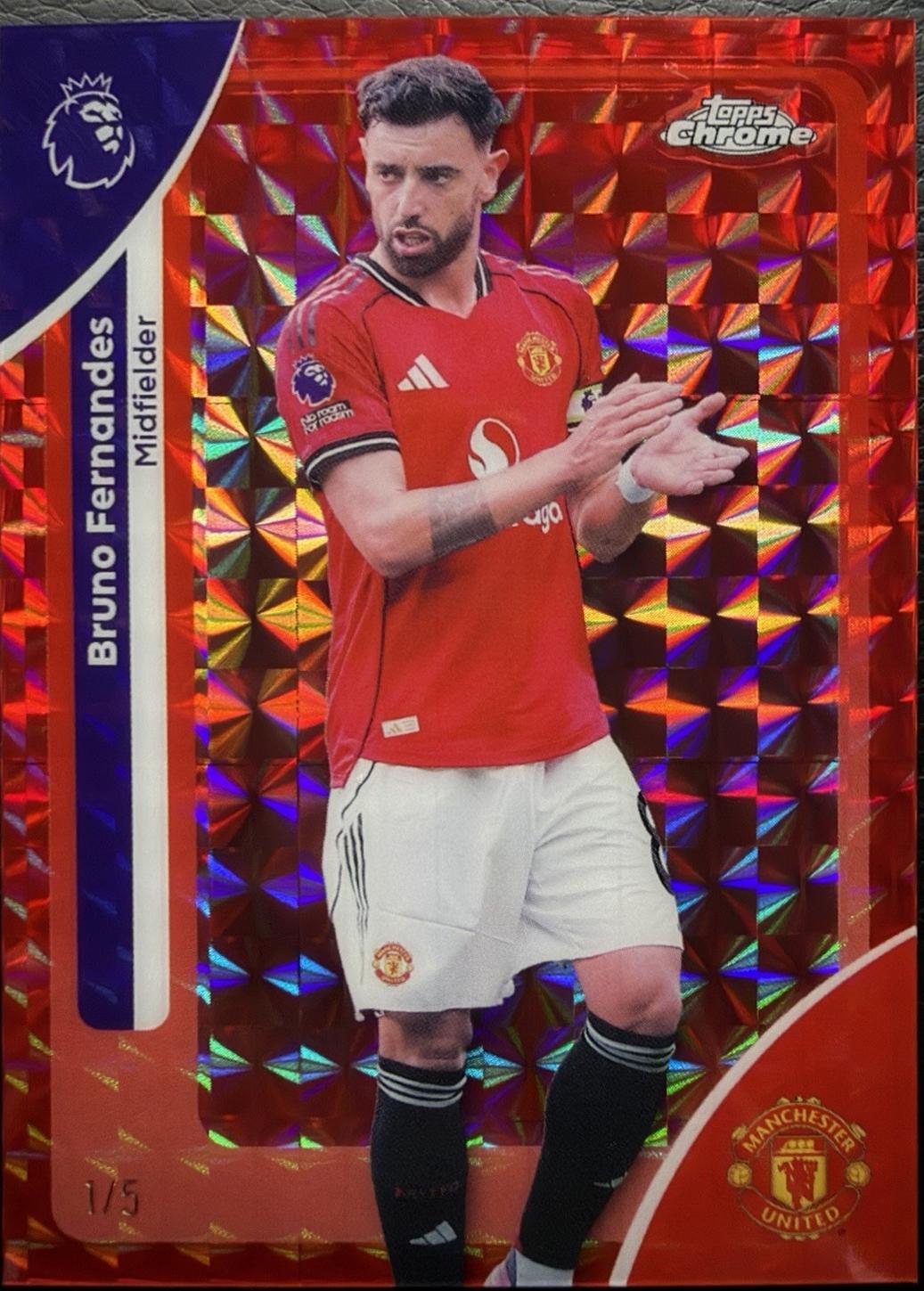 Bruno Fernandes [Red Refractor] #CA-BF