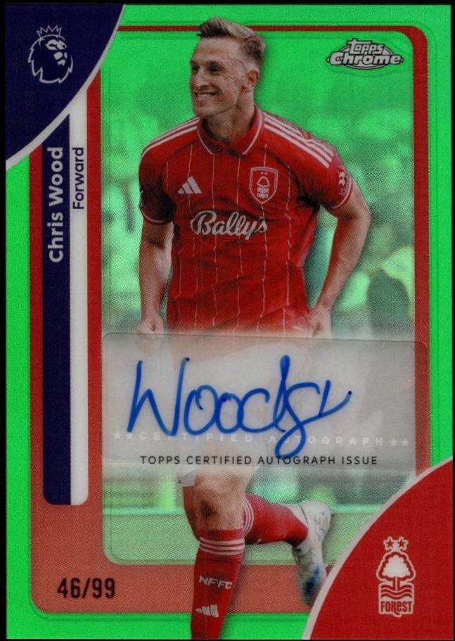 Chris Wood [Green Refractor] #CA-CW