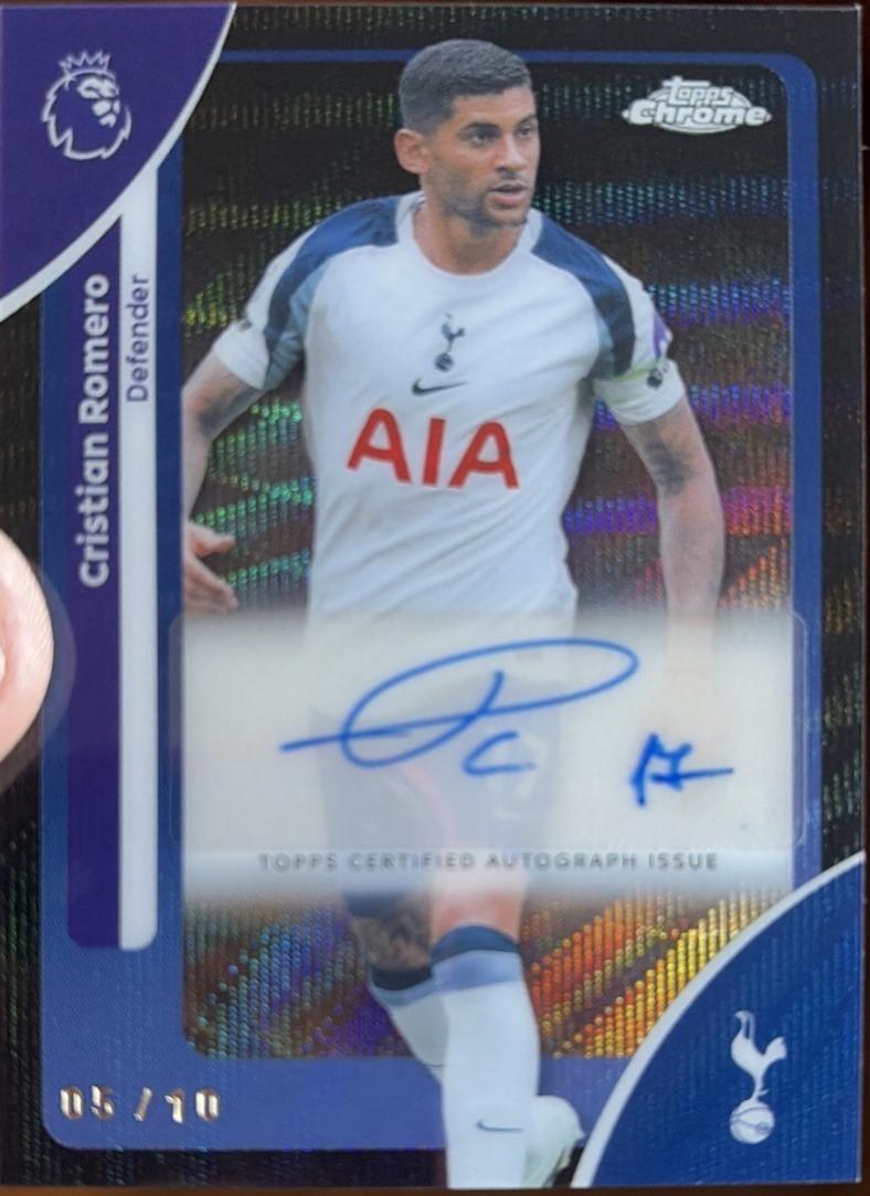 Cristian Romero [Black Refractor] #CA-ER