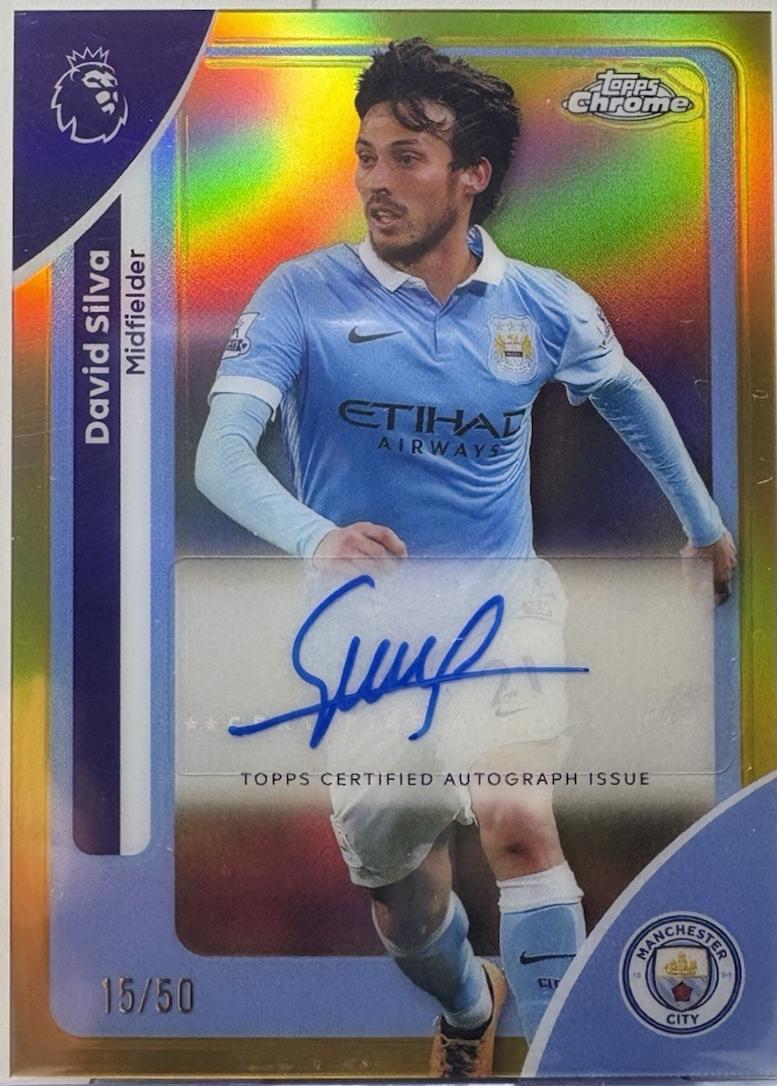 David Silva [Gold Refractor] #CA-DS