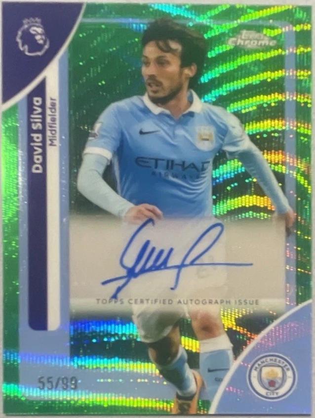 David Silva [Green Wave Refractor] #CA-DS