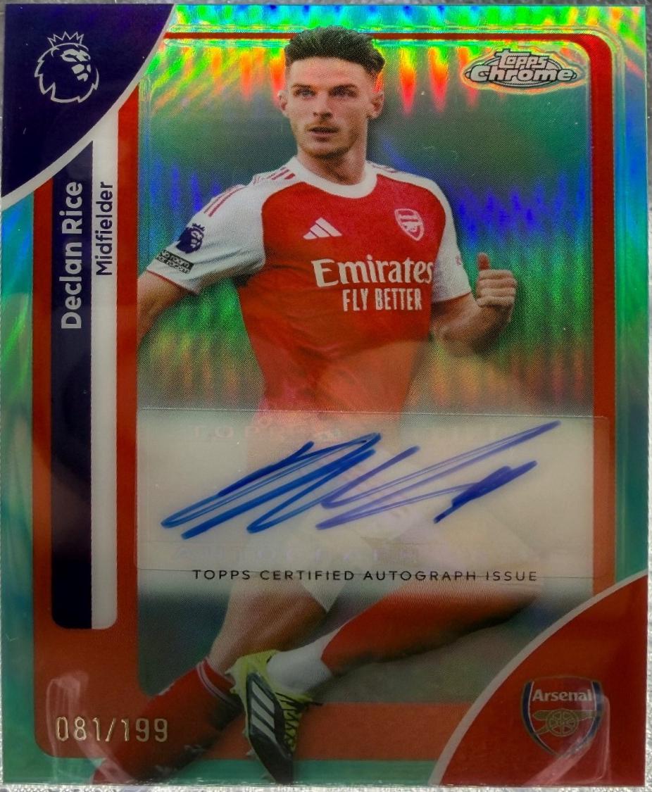 Declan Rice [Aqua Refractor] #CA-DR