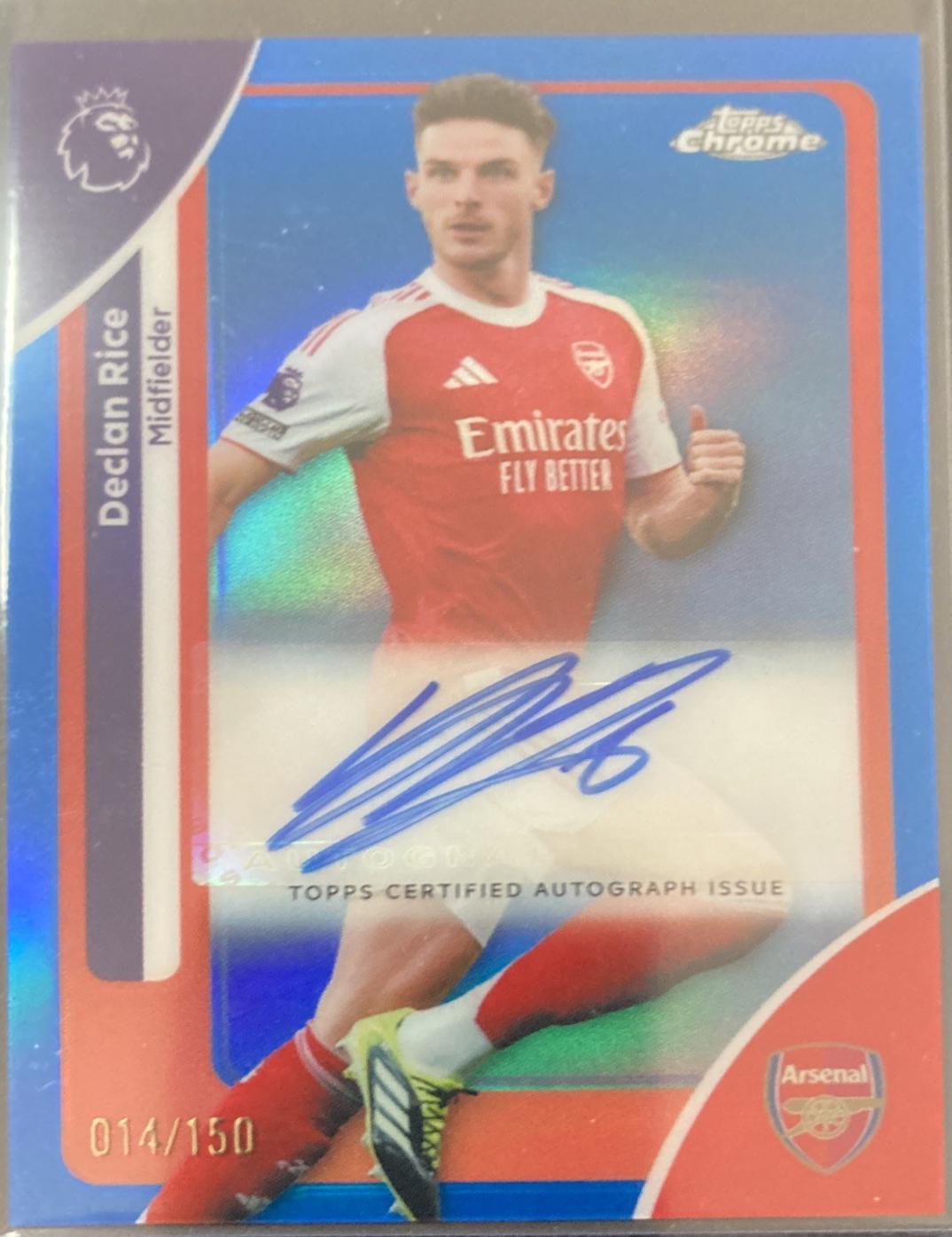 Declan Rice [Blue Refractor] #CA-DR
