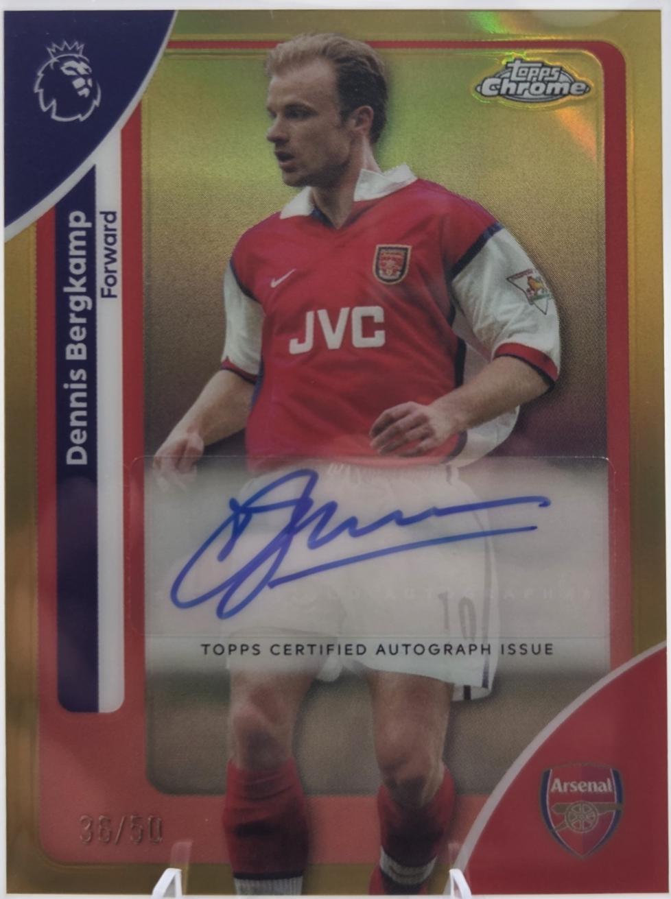 Dennis Bergkamp [Gold Refractor] #CA-DE