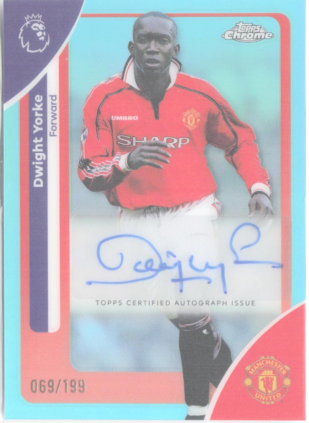 Dwight Yorke [Aqua Refractor] #CA-DY