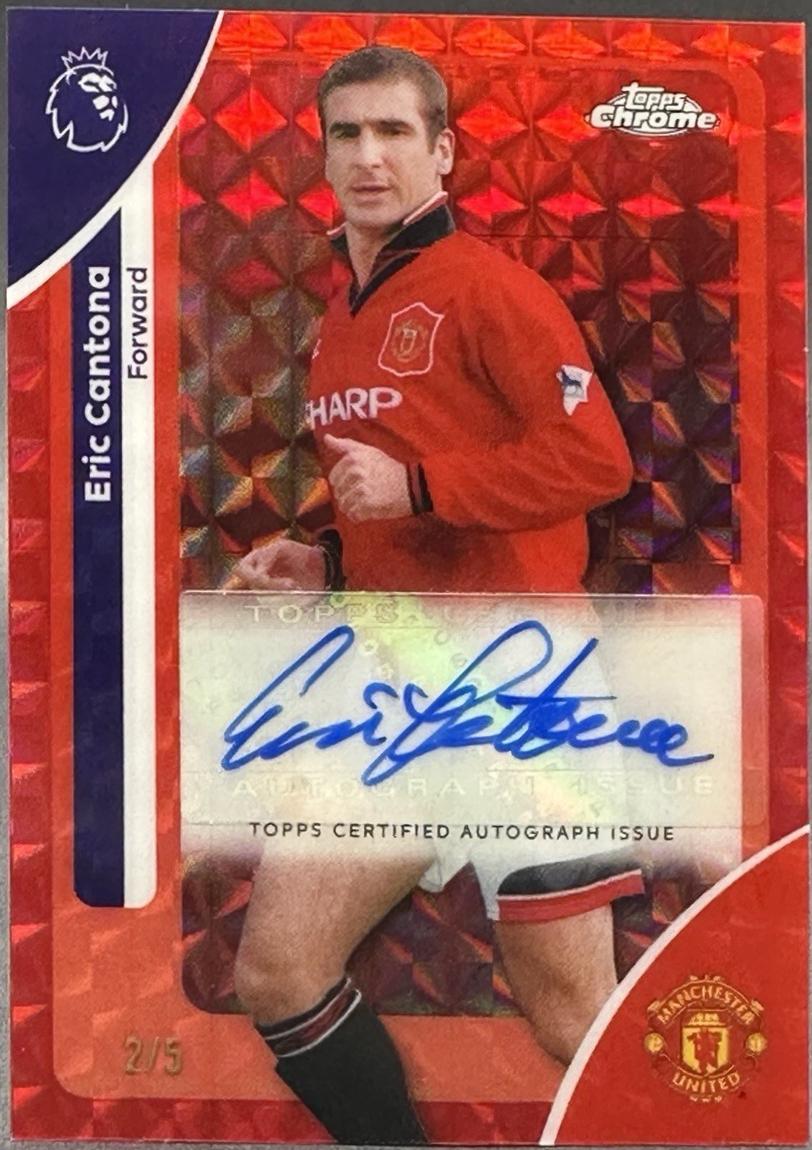 Eric Cantona [Red Geometric Refractor] #CA-EC