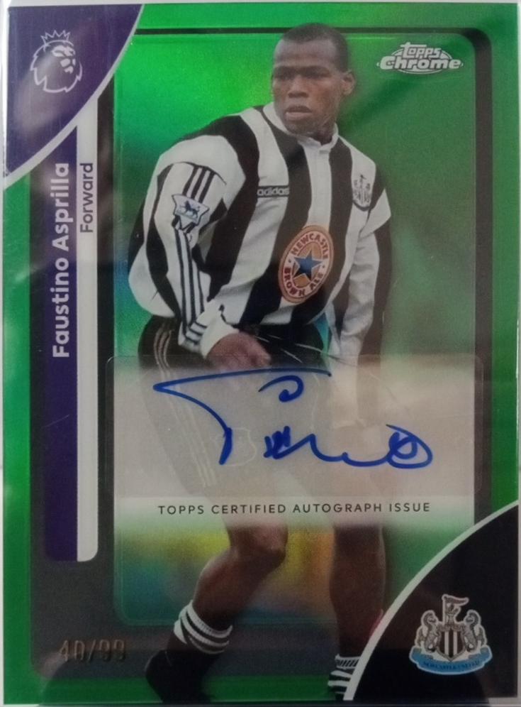 Faustino Asprilla [Green Refractor] #CA-FA