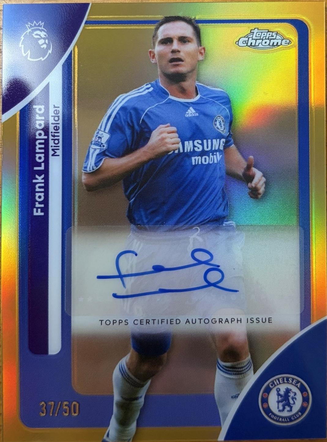 Frank Lampard [Gold Refractor] #CA-FL