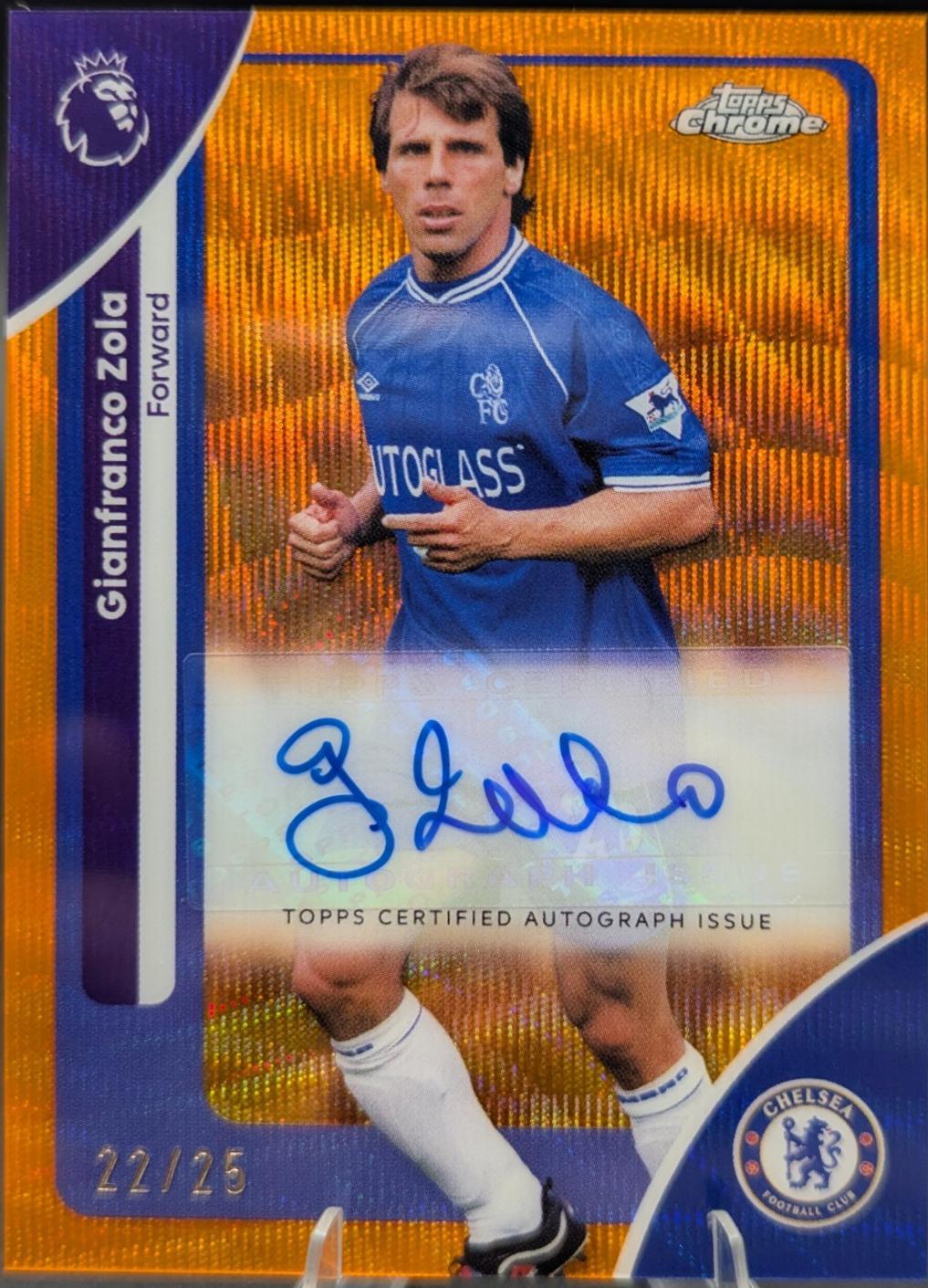 Gianfranco Zola [Orange Refractor] #CA-GZ