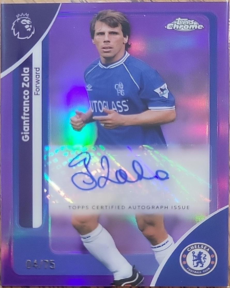 Gianfranco Zola [Purple Refractor] #CA-GZ