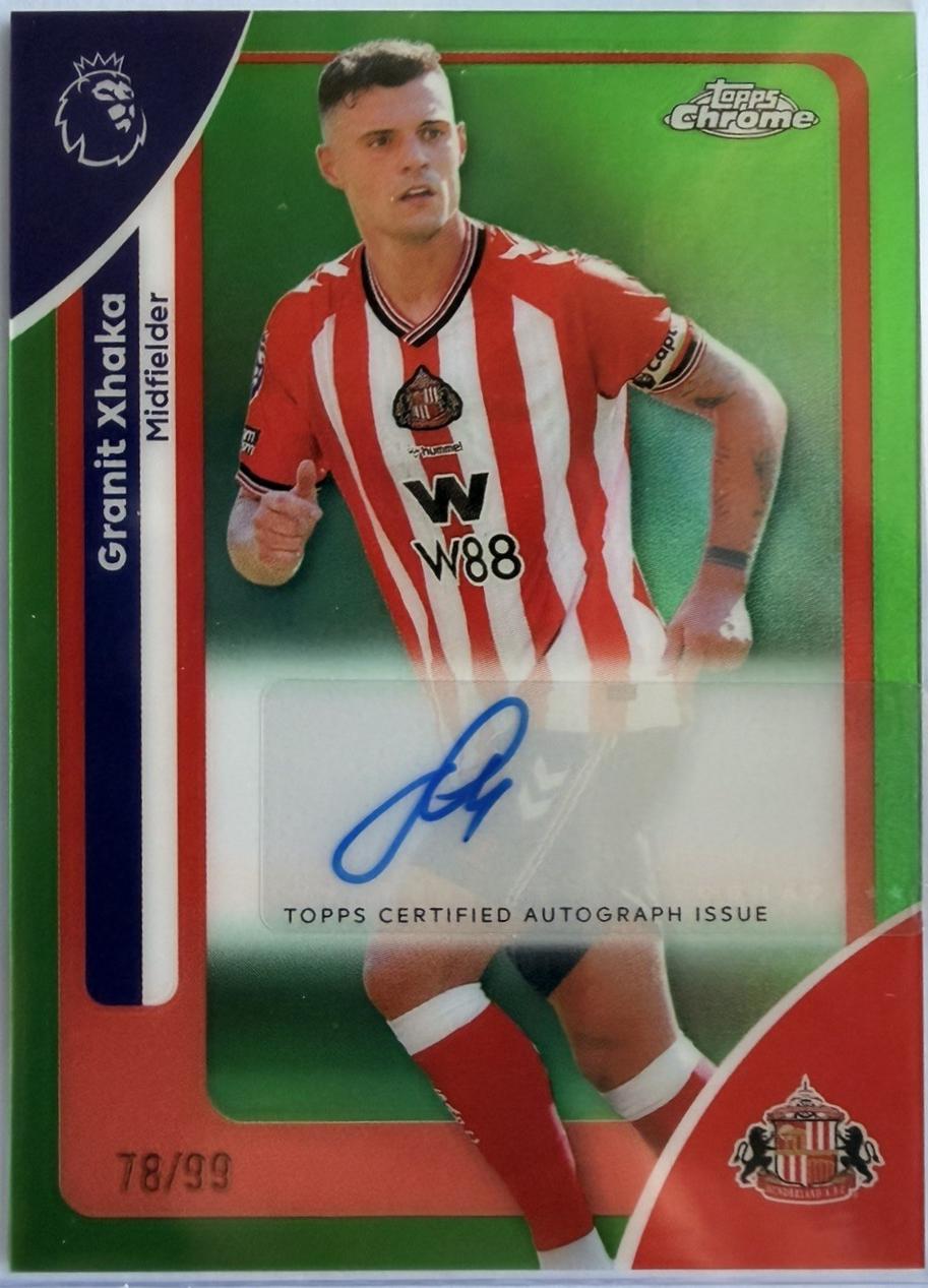 Granit Xhaka [Green Refractor] #CA-GX