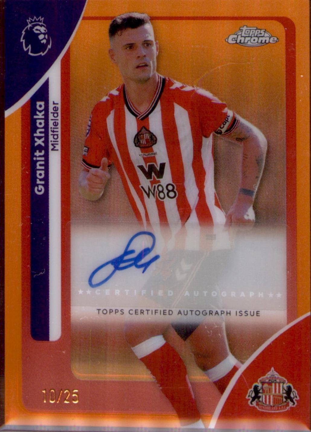 Granit Xhaka [Orange Refractor] #CA-GX