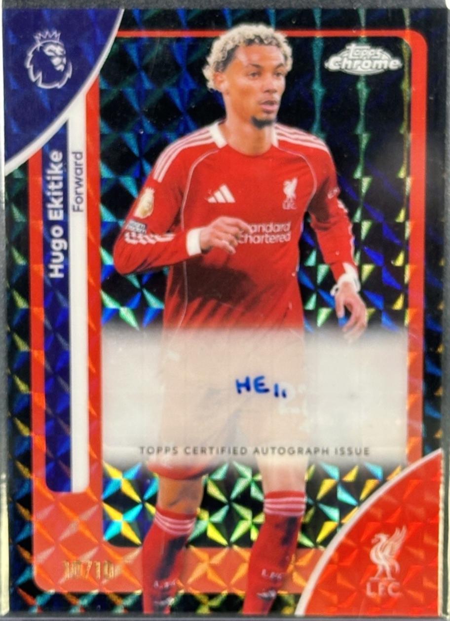 Hugo Ekitike [Black Refractor] #CA-HE
