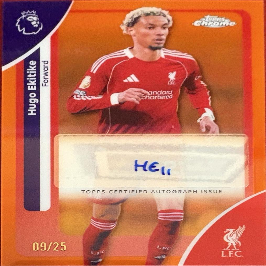 Hugo Ekitike [Orange Refractor] #CA-HE
