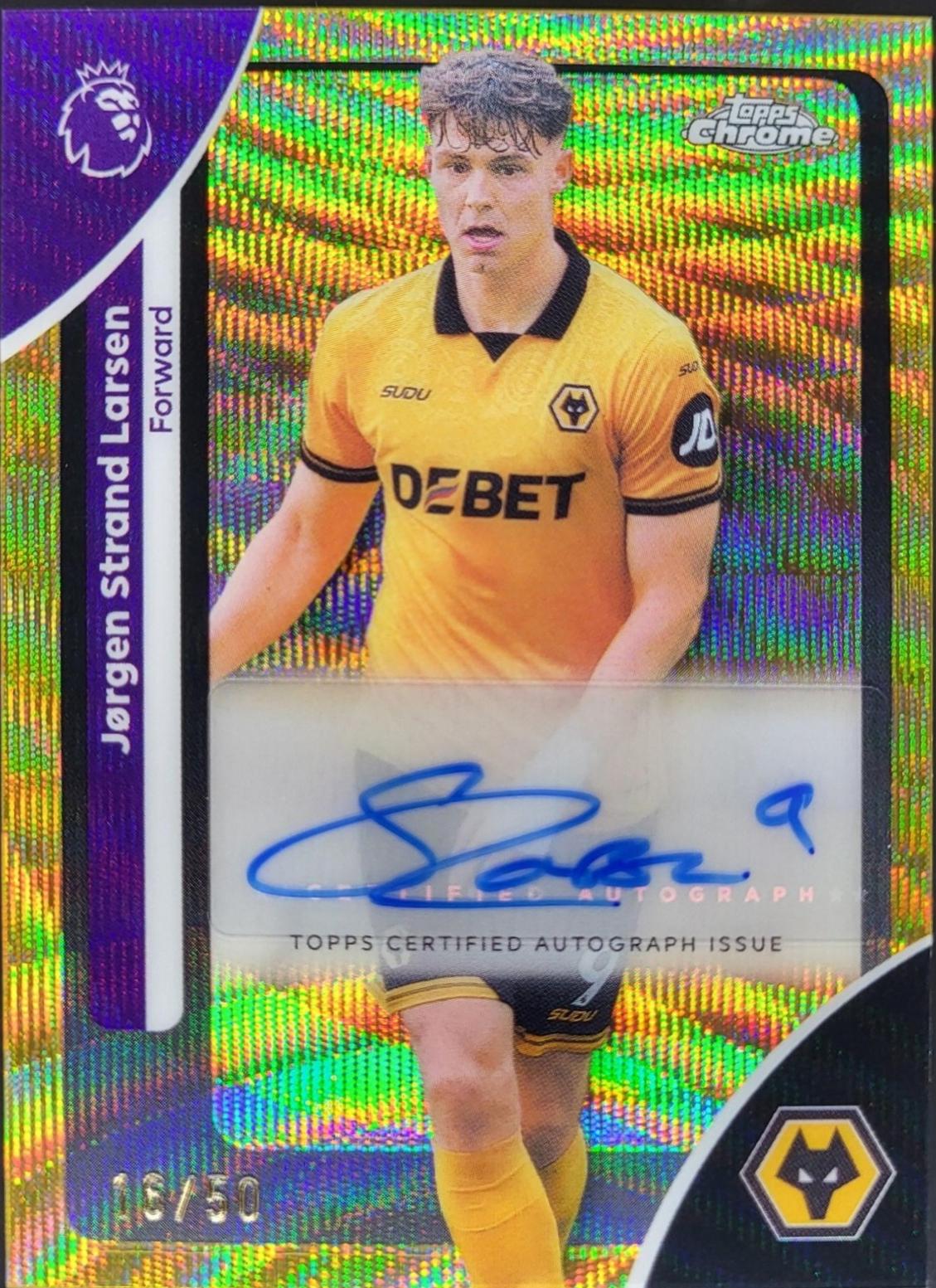 Jorgen Strand Larsen [Gold Wave Refractor] #CA-JS