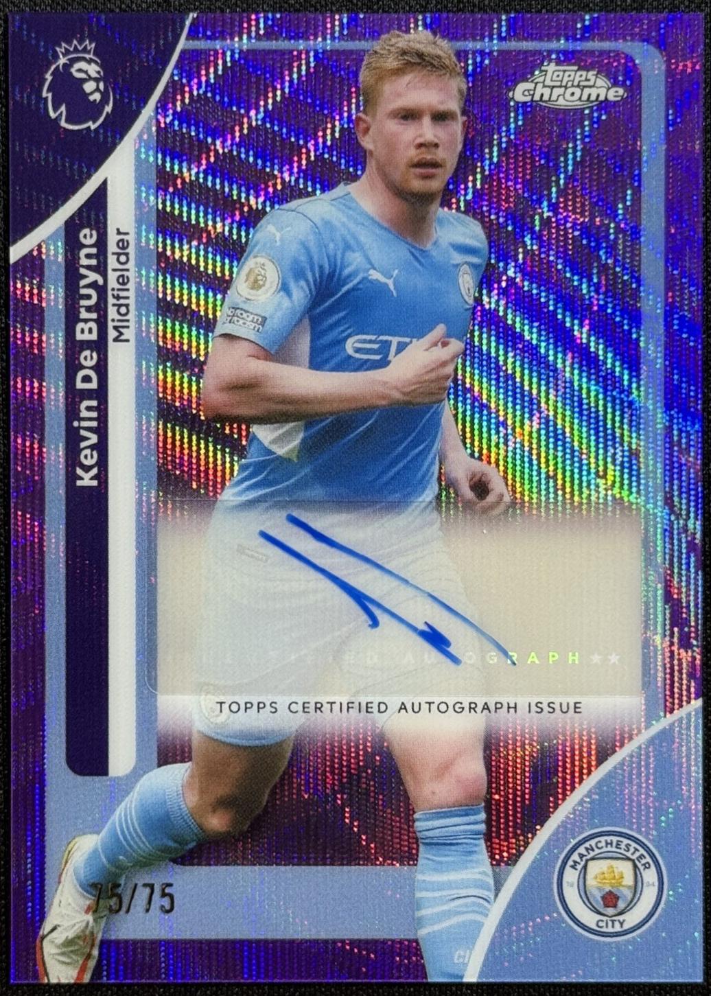 Kevin De Bruyne [Purple Wave Refractor] #CA-KDB