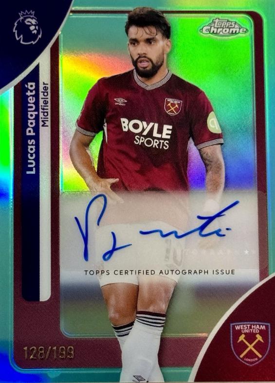 Lucas Paqueta [Aqua Refractor] #CA-LP