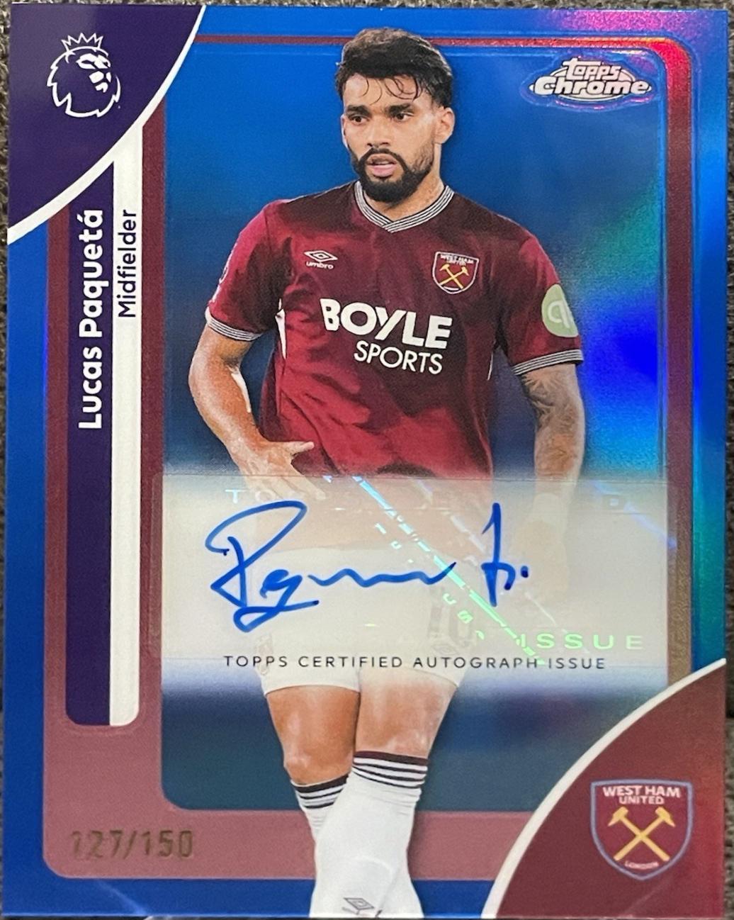 Lucas Paqueta [Blue Refractor] #CA-LP