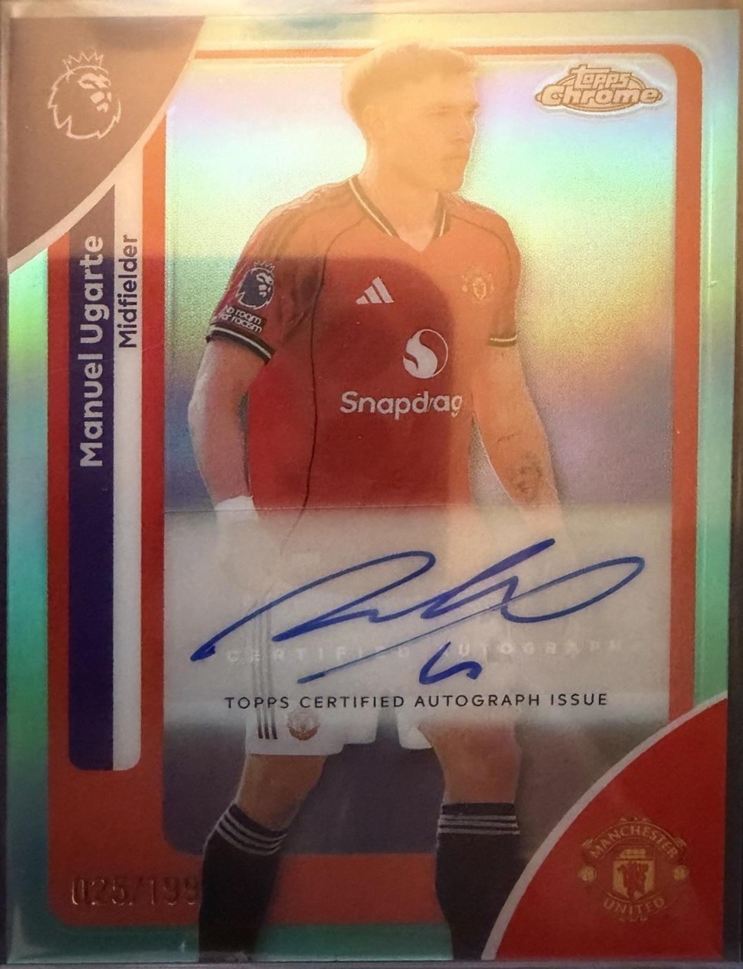 Manuel Ugarte [Aqua Refractor] #CA-MU