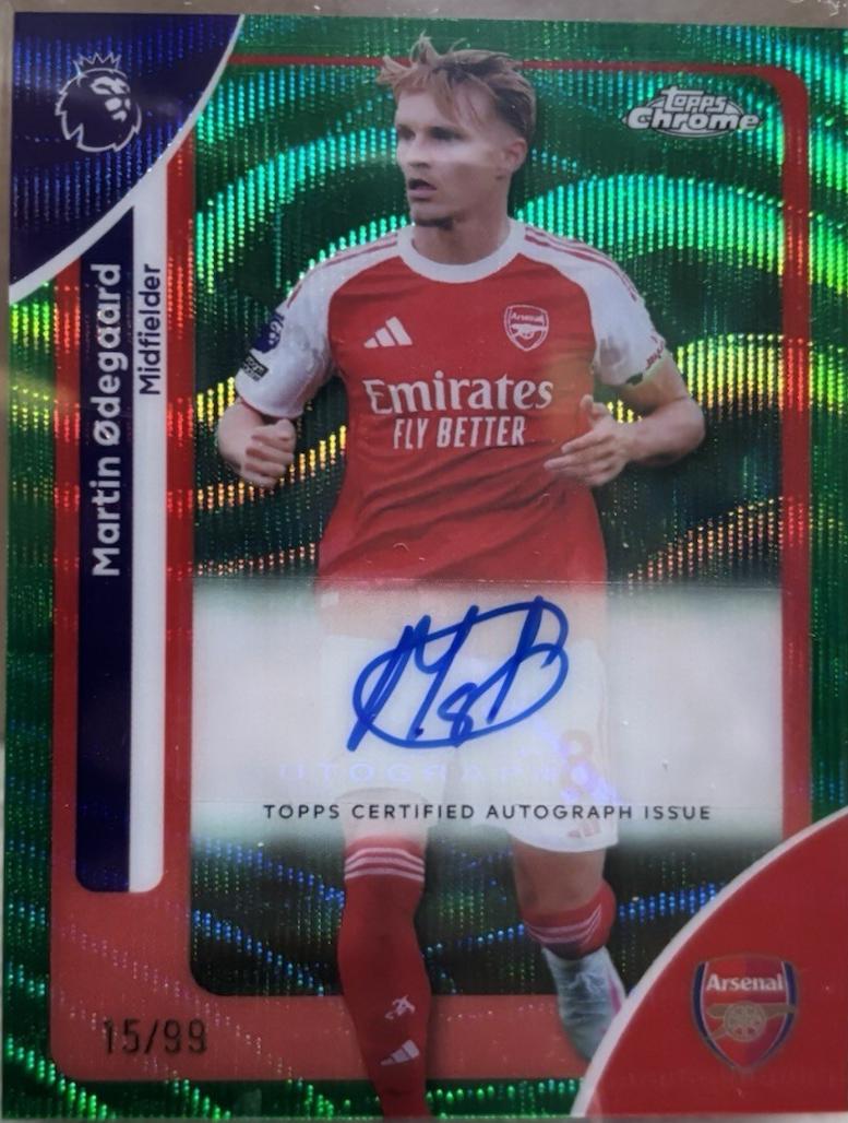 Martin Odegaard [Green Wave Refractor] #CA-MO
