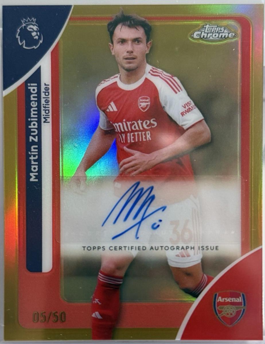 Martin Zubimendi [Gold Refractor] #CA-MZ