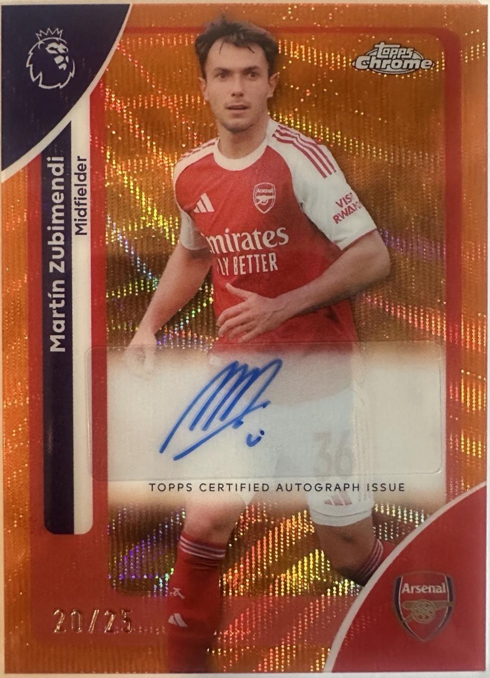 Martin Zubimendi [Orange Wave Refractor] #CA-MZ